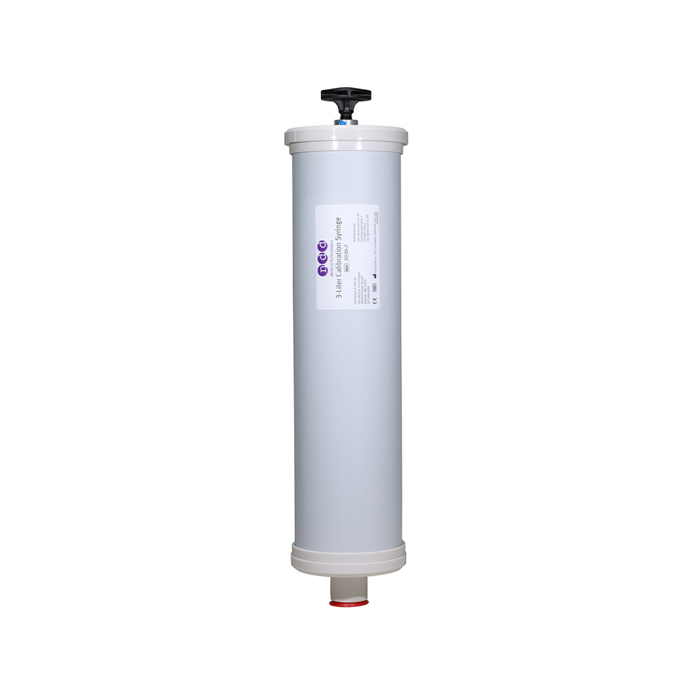 Zur Qualitätskontrolle des Spirometers EasyOne® Kalibrationspumpe