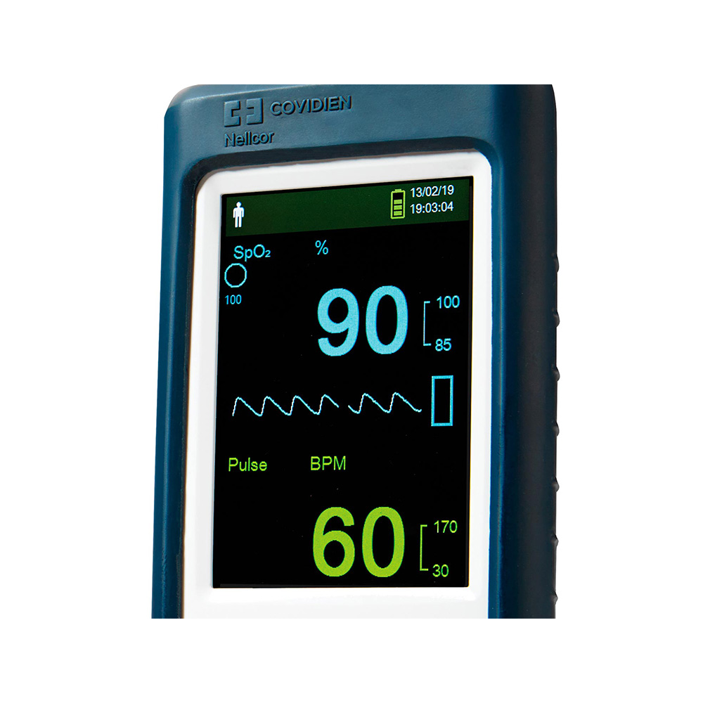 Farbiger 3-Zoll-großer TFT-LCD-Bildschirm mit äußerst übersichtlicher Darstellung Nellcor PM10N Handheld Pulsoximeter