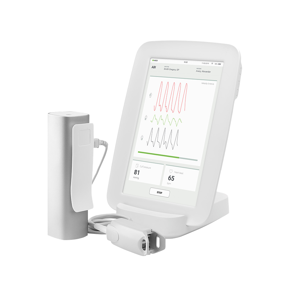 MESI mTablet SpO2 - medizinisches Tablet zur Bestimmung von Sauerstoffsättigung und Pulsfrequenz MESI mTablet SpO2