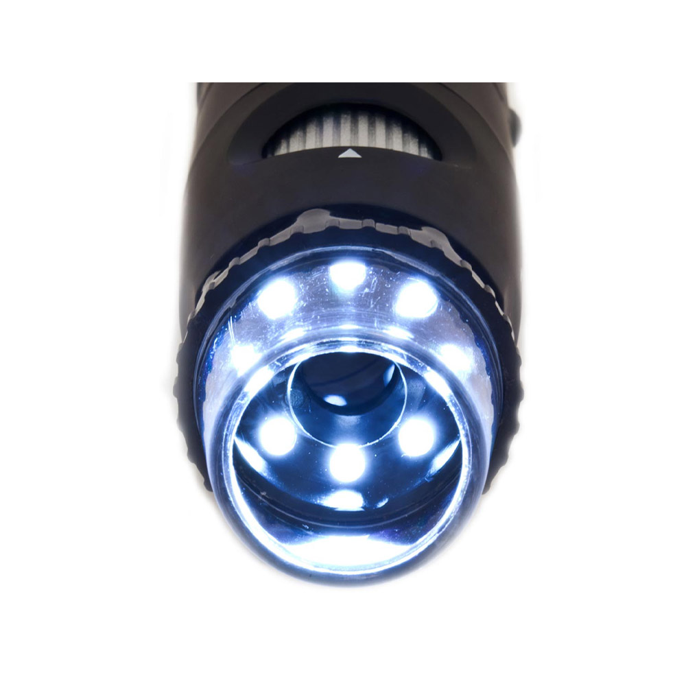 8 ultrahelle LEDs, 15-fache Vergrößerung im Live-Modus Firefly DE370 W-LAN Digital-Dermatoskop