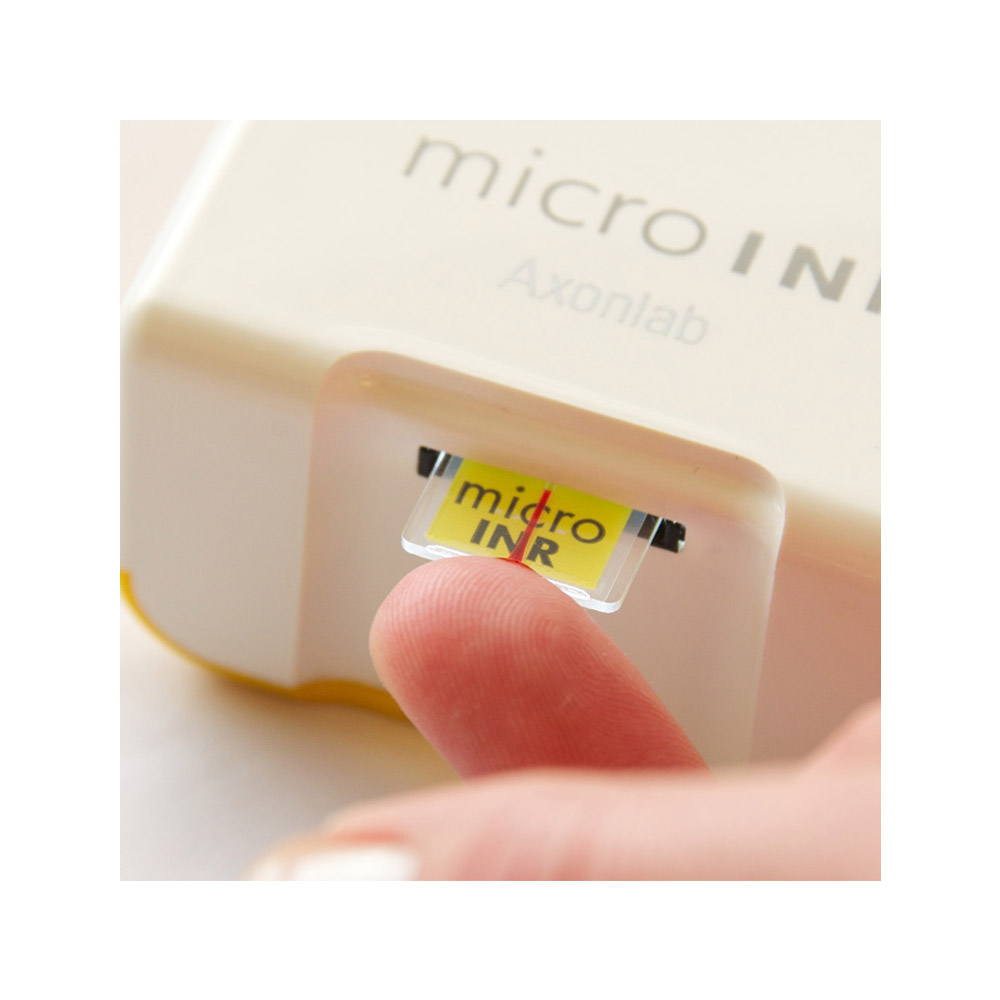 Geringe Probenmenge: 3μl Vollblut (z. B. aus der Fingerbeere) ausreichend MicroINR Gerinnungsmessgerät