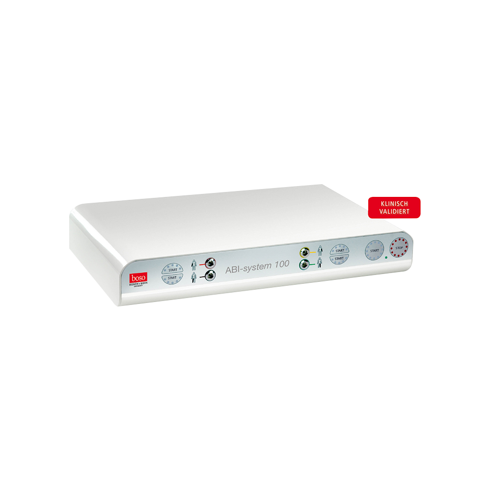 Mit dem boso ABI-System 100 bestimmen Sie präzise den Knöchel-Arm-Index boso ABI-System 100