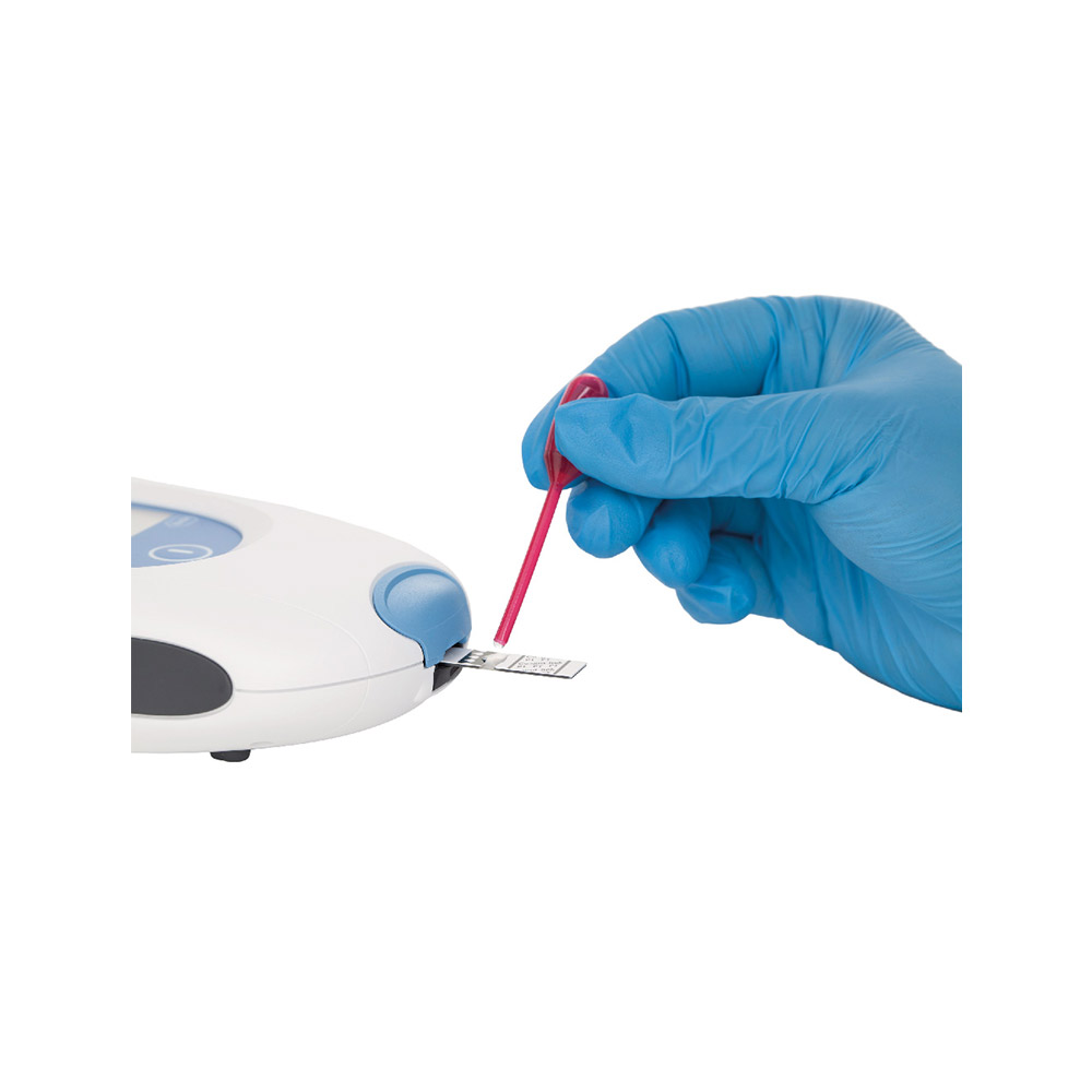 Blutauftrag mittels Pipetten CoaguChek Pro II System