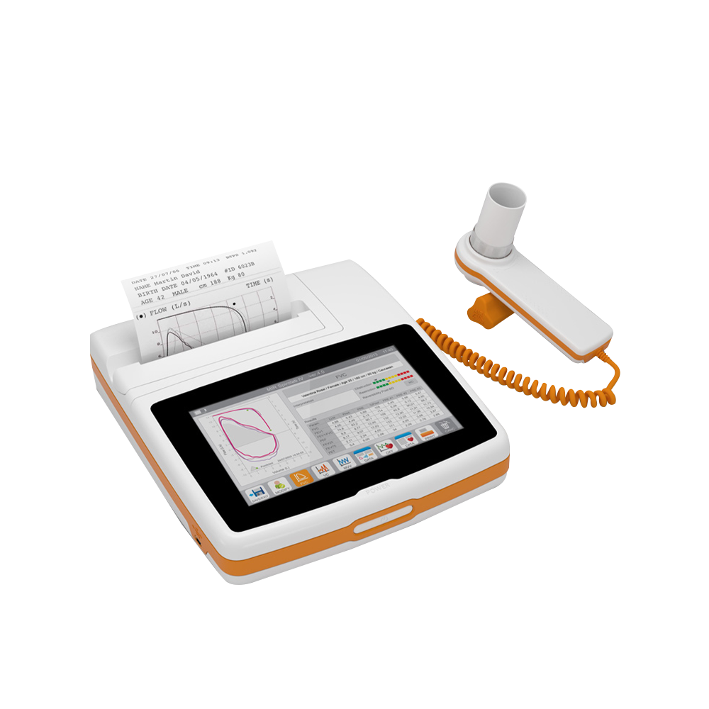 New Spirolab Desktop-Spirometer wird inkl. Software und Tragetasche geliefert New Spirolab Desktop Spirometer
