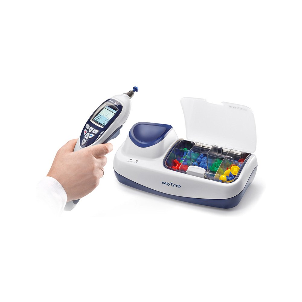 Ergonomische Form Maico EasyTymp Tympanometer als Handgerät