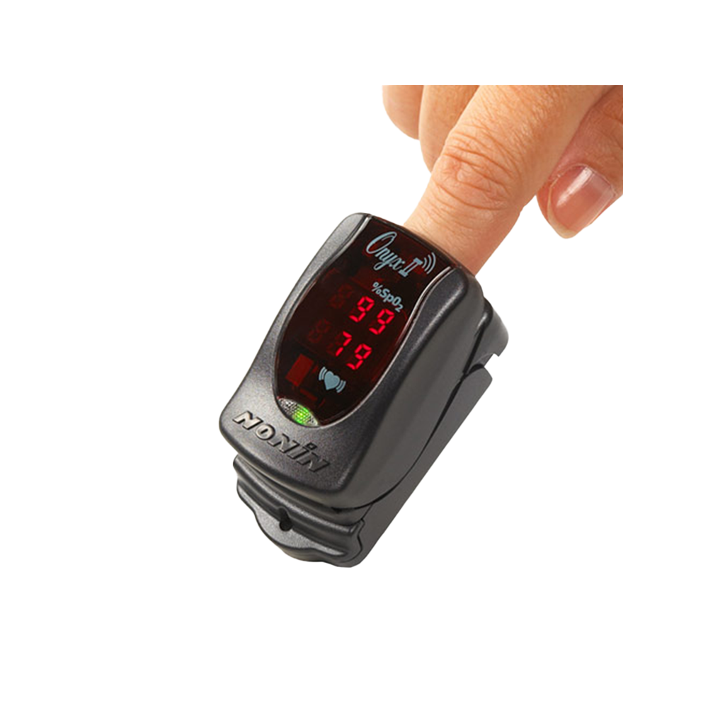 Finger-Pulsoximeter mit gut ablesbarem LED-Display Onyx II 9550, Finger-Pulsoximeter