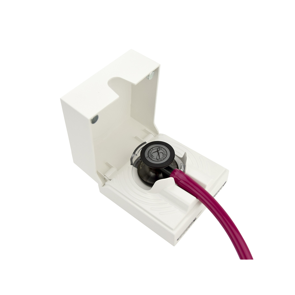 STet Cube Desinfektionsstation zur sicheren Desinfektion des Stethoskop-Kopfes Stet Cube Desinfektionsstation