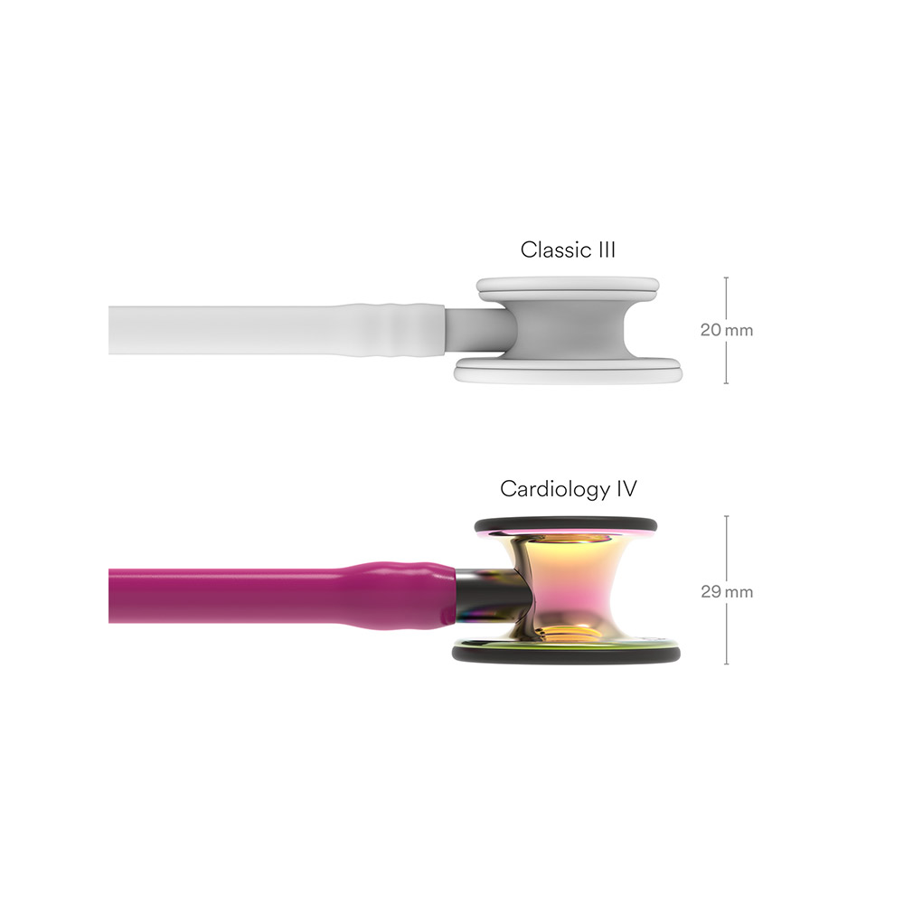 Leichte Handhabung bei der Auskultation Littmann Stem-Edition Cardiology IV