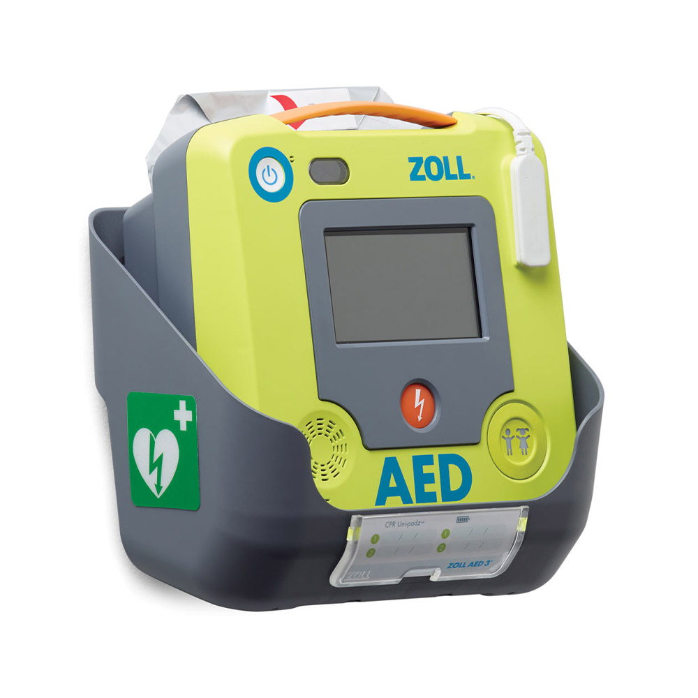 Großer, gut ablesbarer LCD-Touchscreen mit Textaufforderungen ZOLL AED 3™ Defibrillator