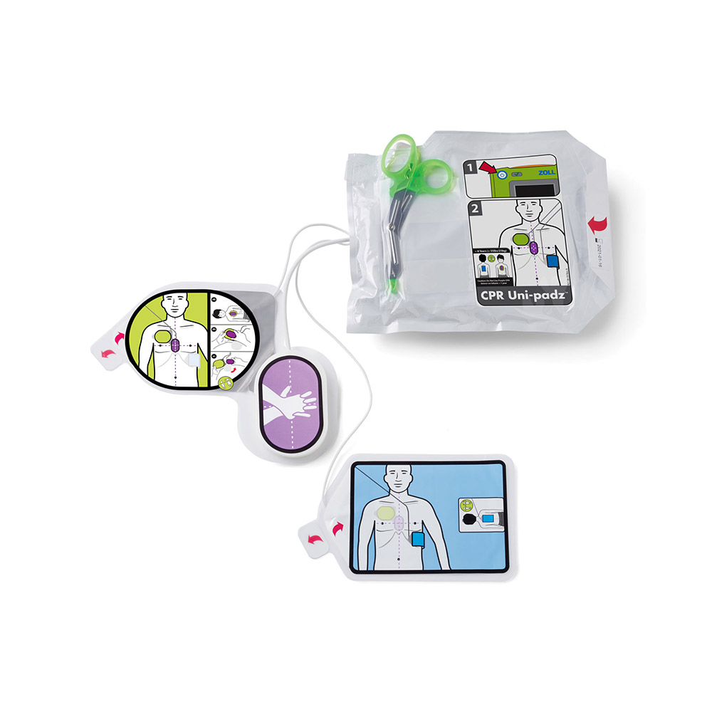 CPR Uni-padz™ Elektroden für Erwachsene und Kinder geeignet ZOLL AED 3™ Defibrillator
