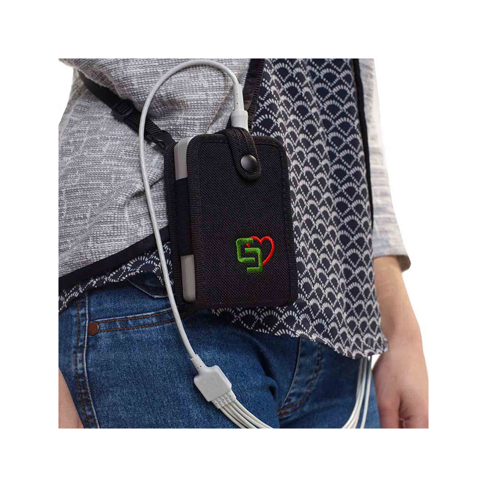Besonders leichter Digital-Rekorder mit kompakten Abmessungen SmartHolter24 Holter-EKG-Gerät
