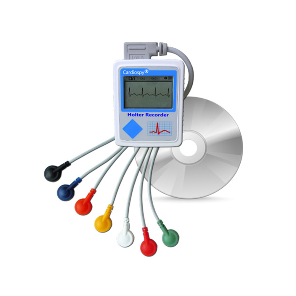 EC-3H Holter-EKG-Gerät, inklusive Cardiospy-Software, multilingual und benutzerfreundlich EC-3H -EKG-Gerät