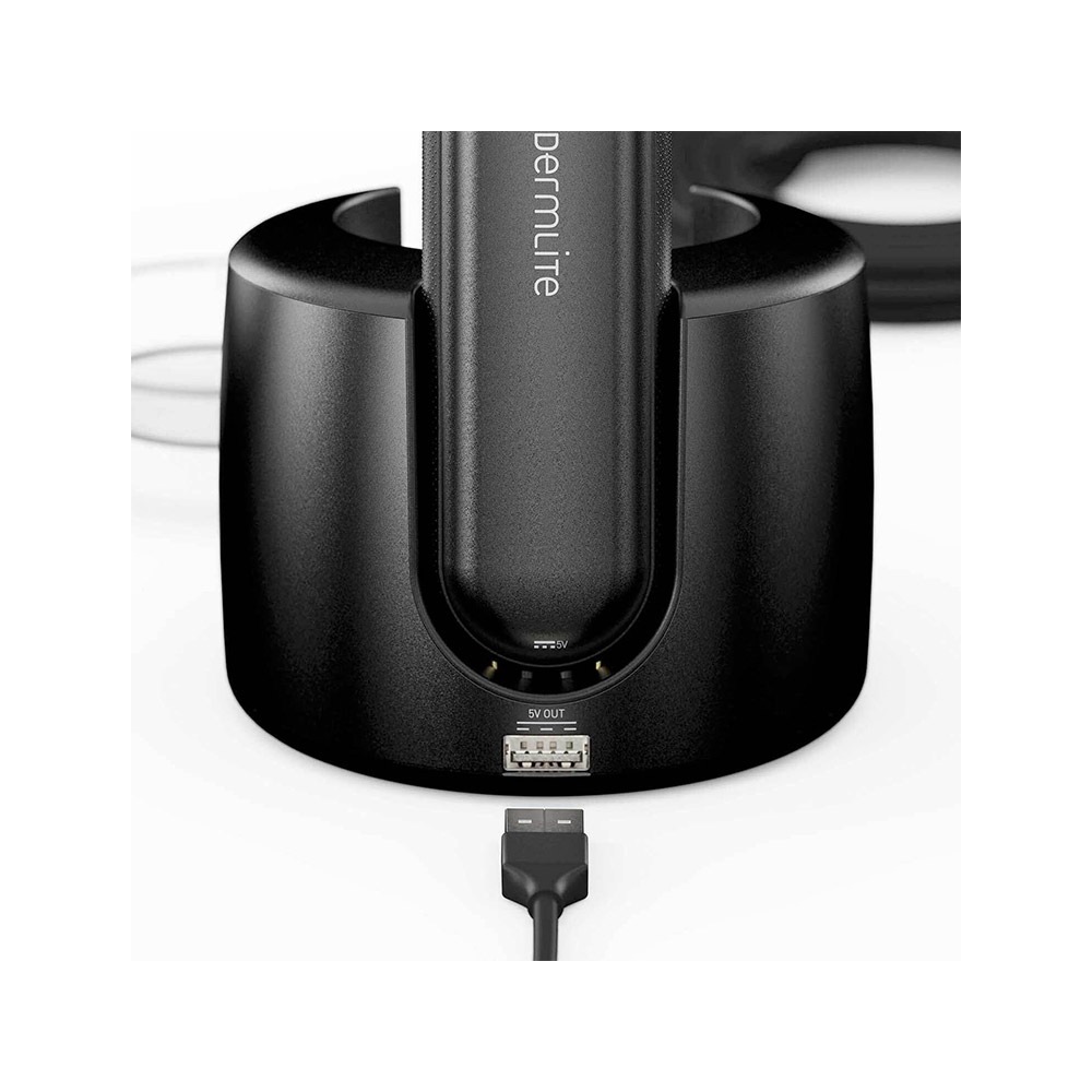 Bequemes Aufladen mit praktischem USB-Ladekabel 3GEN DermLite DL5 Dermatoskop