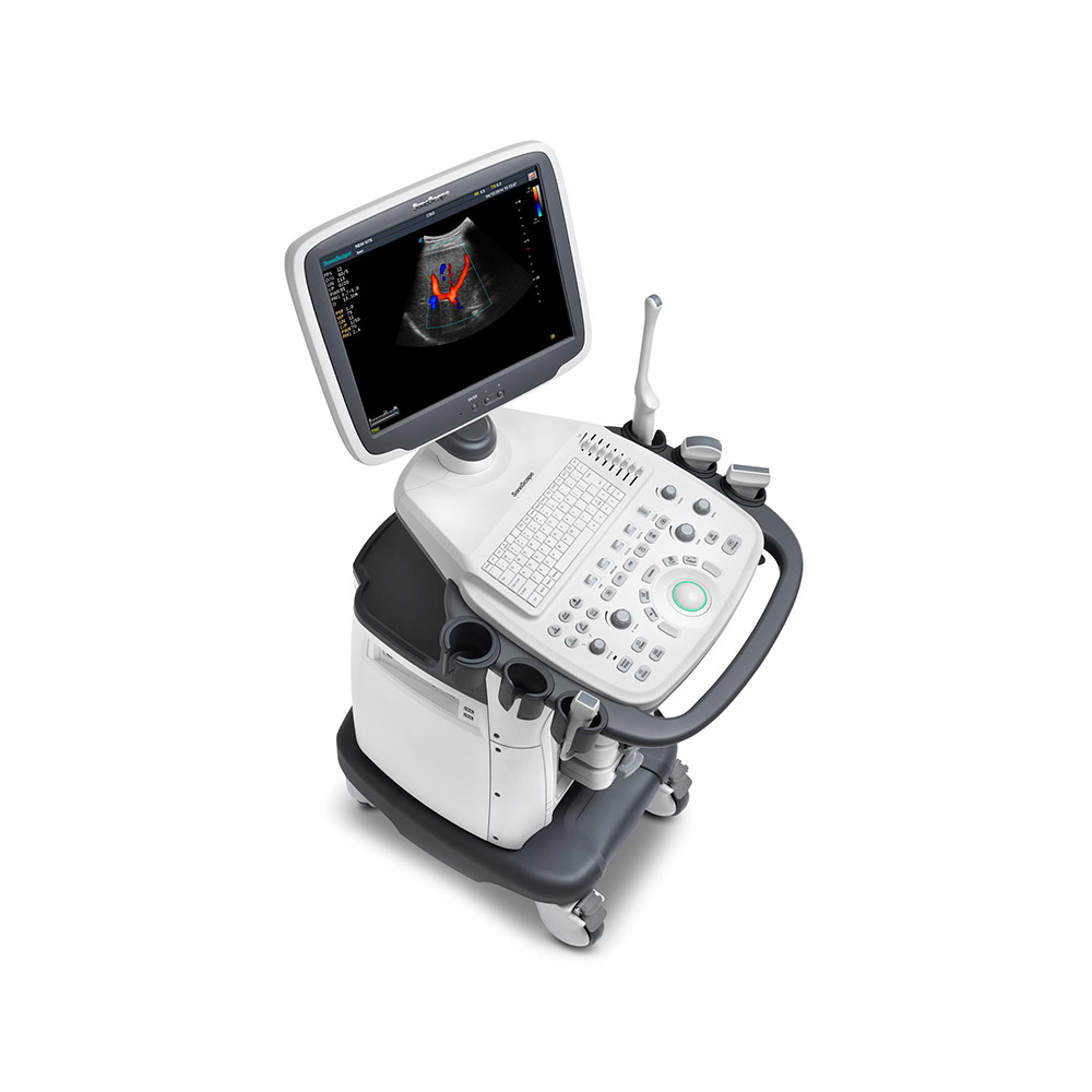 Neigbarer Monitor 30° nach hinten, 90° nach vorne, 30° zur Seite SonoScape S11 Plus Ultraschallsystem