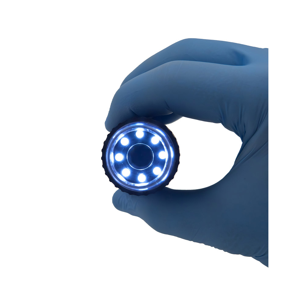 Mit 8 ultrahellen, regulierbaren LEDs «Firefly» Videodermatoskop