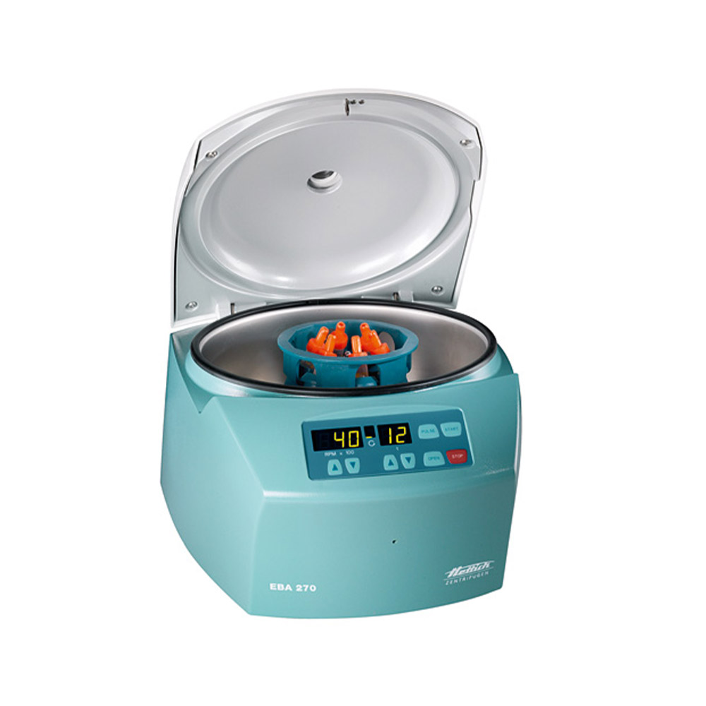 Tischzentrifuge für bis zu 6 15 ml-Röhrchen  Hettich Zentrifuge EBA 270