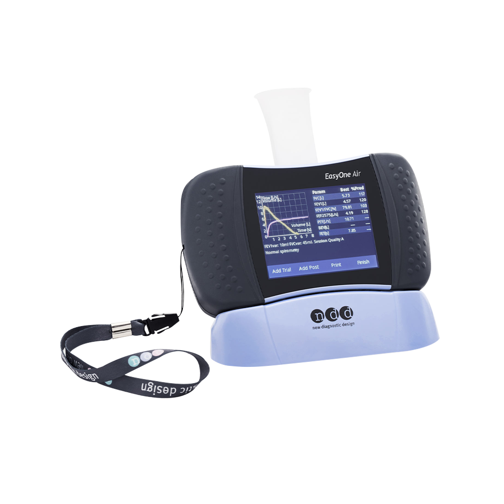 Kalibrierfreies NDD EasyOne® Air Spirometer mit hoher Messgenauigkeit NDD EasyOne Air Spirometer