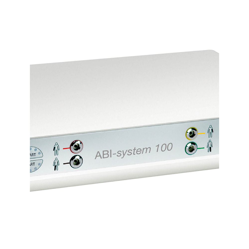 Oszillometrische Messung an allen 4 Extremitäten gleichzeitig boso ABI-System 100